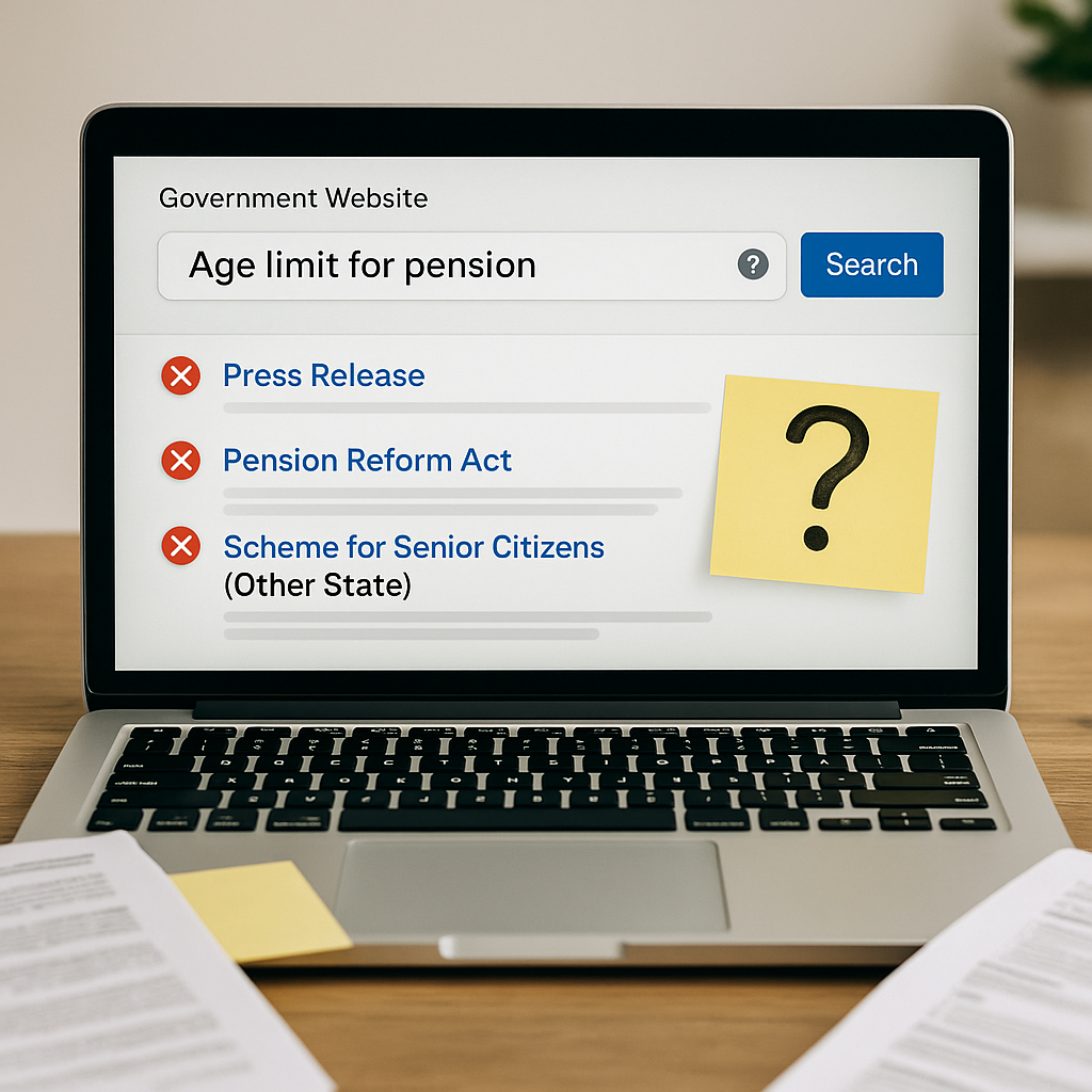 They search… and land on the wrong pages